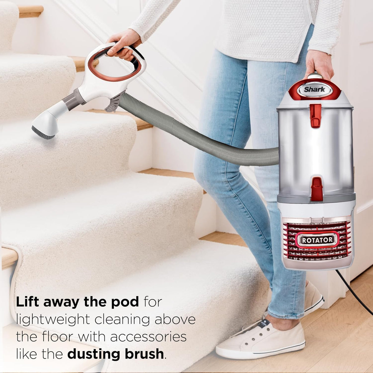 Shark NV501 Rotator Professional Upright Vacuum Lift-Away HEPA Red NEW