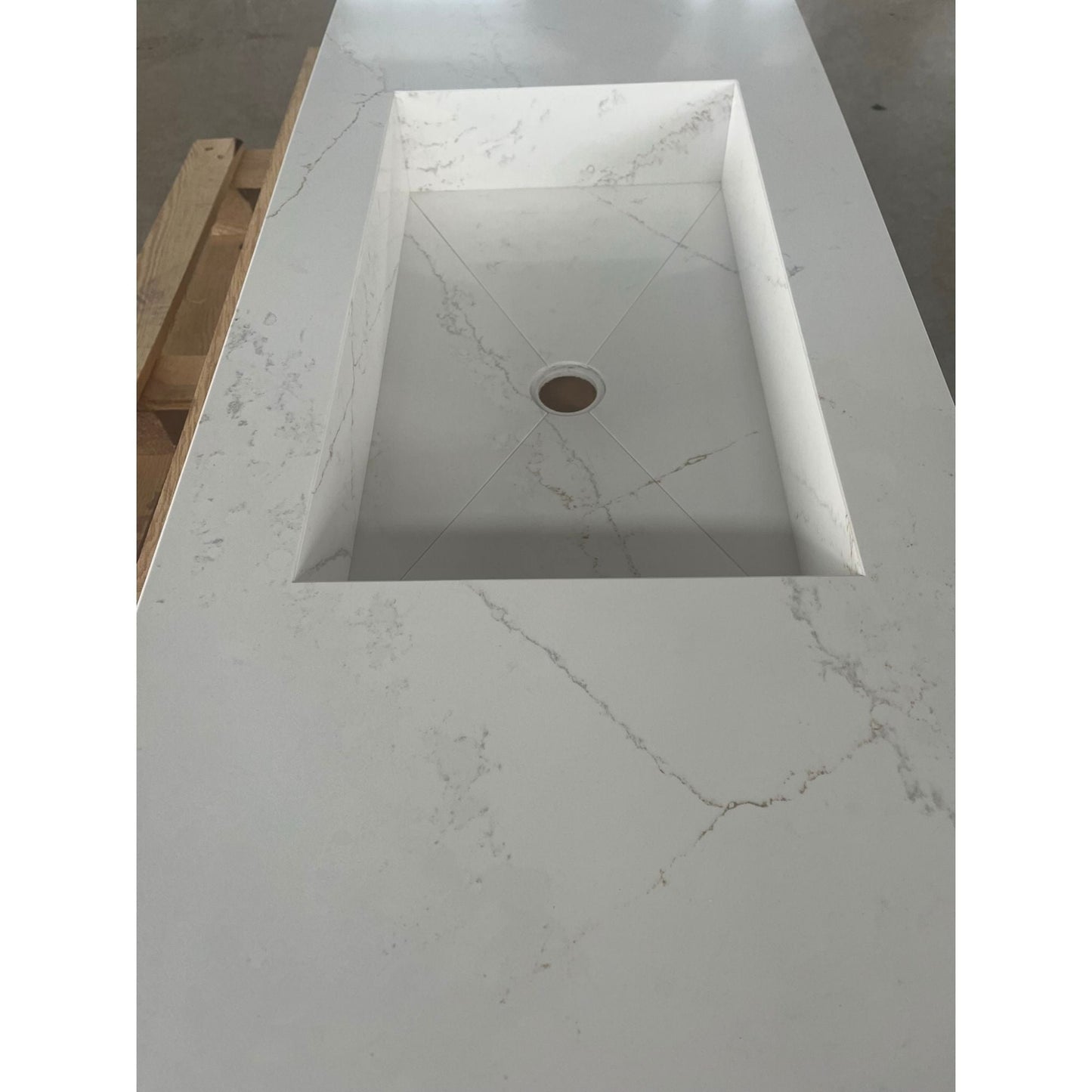 Handcrafted Silestone Quartz Sink - Polished Ethereal Glow Finish