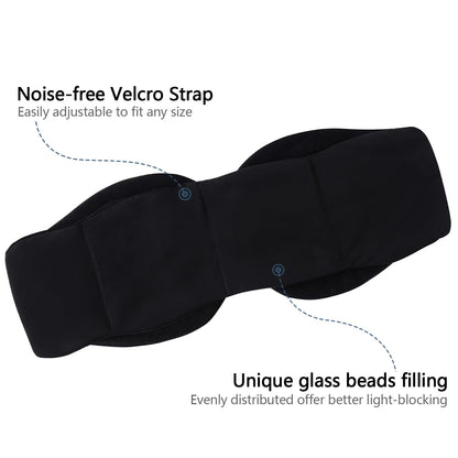 Closeout - Weighted Sleep Mask with Glass Beads for Men Women Sleeping Nap Travel