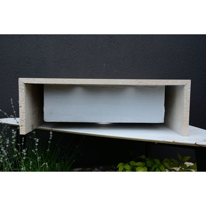 Travertine Bathroom Sink Handcrafted - Custom Artisanal Design
