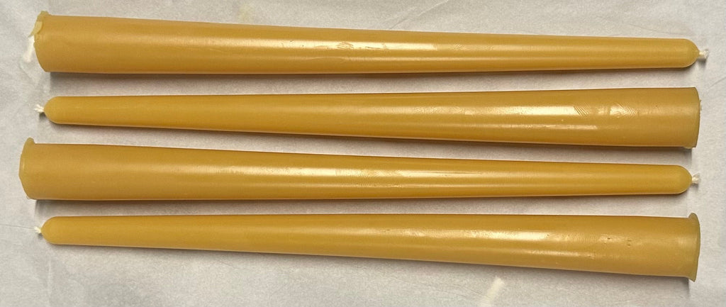 Indiana Beeswax Tapered Candle