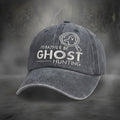 "I'd Rather Be Ghost Hunting" Embroidered Baseball Cap – Vintage Washed Hat