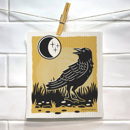 Crow Swedish Dishcloth
