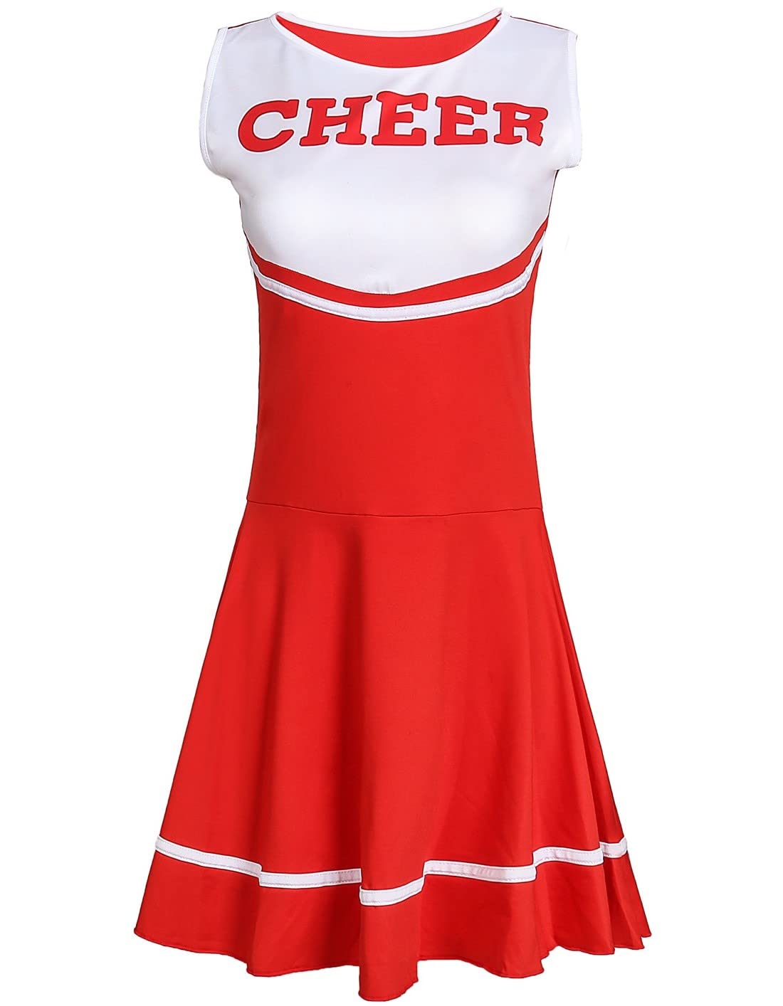Cheerleader Costume Uniform - Women's Musical Dance Outfit with Multiple Colors
