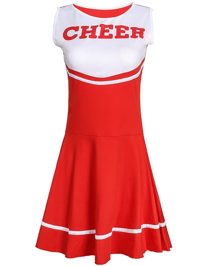 Cheerleader Costume Uniform - Women's Musical Dance Outfit with Multiple Colors