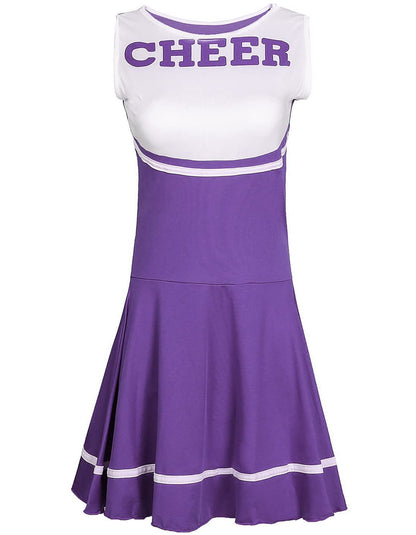 Cheerleader Costume Uniform - Women's Musical Dance Outfit with Multiple Colors