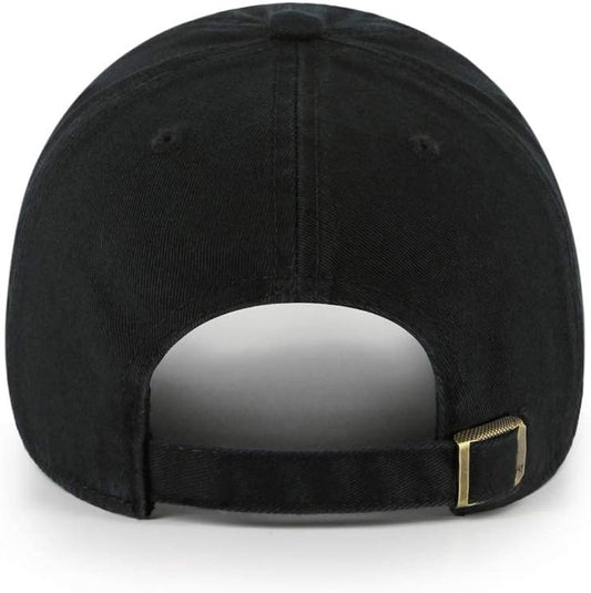 47 MLB New York Yankees Ballpark Clean Up Adjustable Cap, Black/White/Pink, One Size