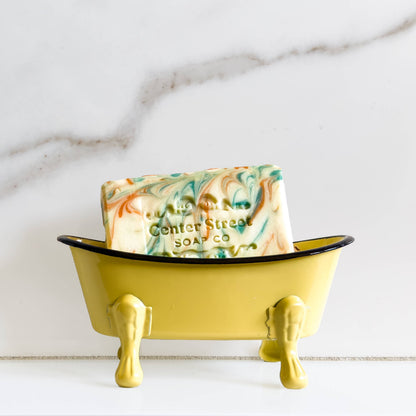 Bathtub Soap Dish Variety Pack- Yellow, Mint Green, Gray