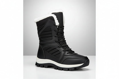 Women’s Winter Snow Boots – Fleece Lined Waterproof Cotton Boots