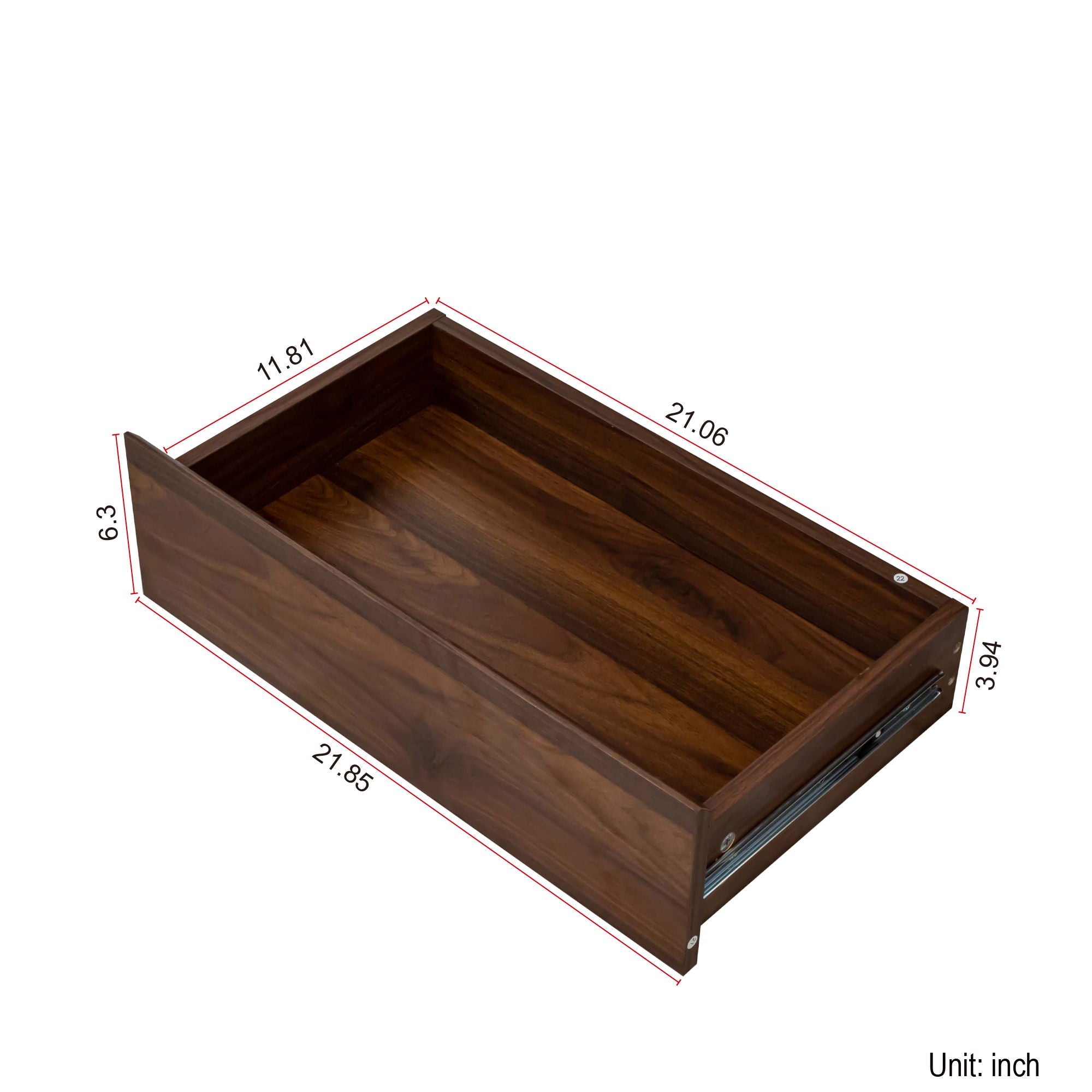 Large Kitchen Hutch Cabinet, Storage Kitchen Cupboard With 4 Doors, 4 Drawers & Microwave Shelf - Walnut