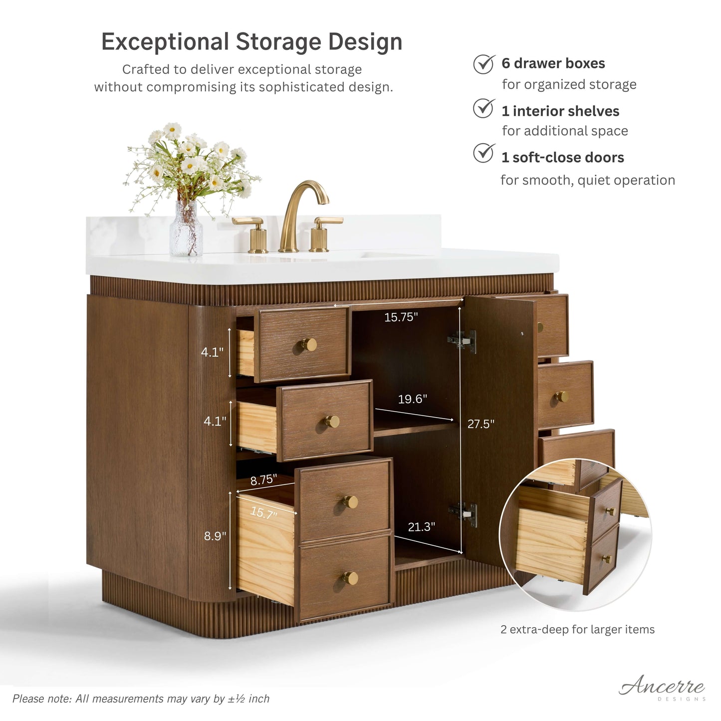 Aston 42" Bath Vanity Set