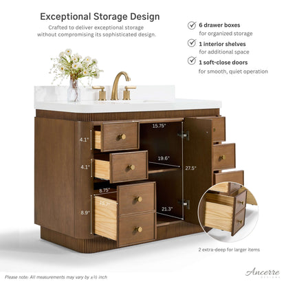 Aston 42" Bath Vanity Set
