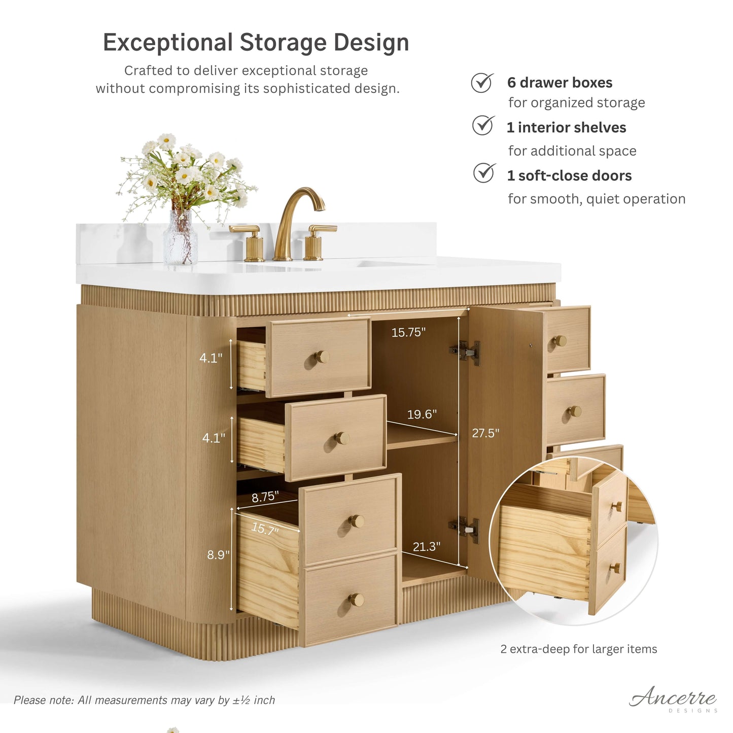 Aston 42" Bath Vanity Set
