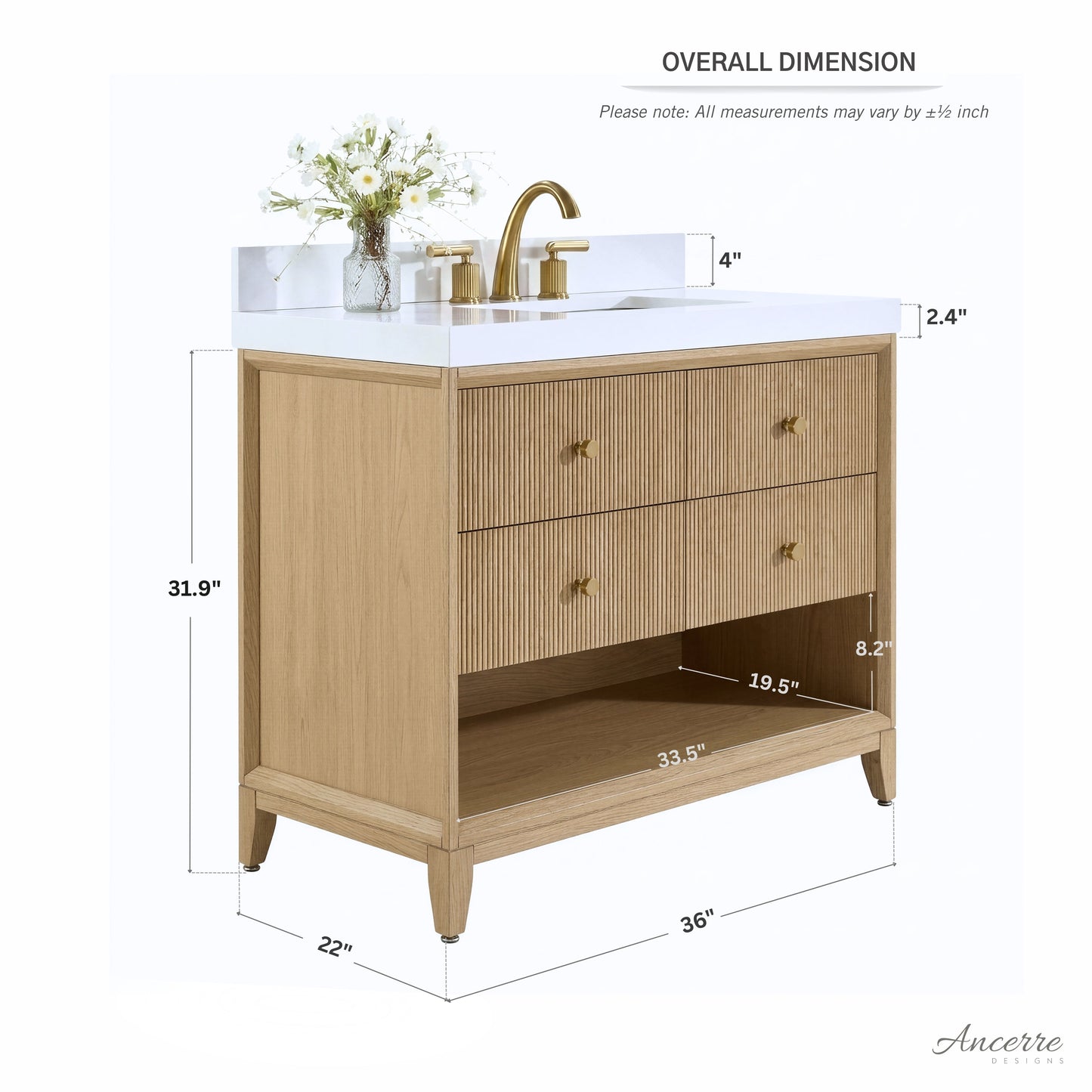 Momo 42" Bath Vanity Set