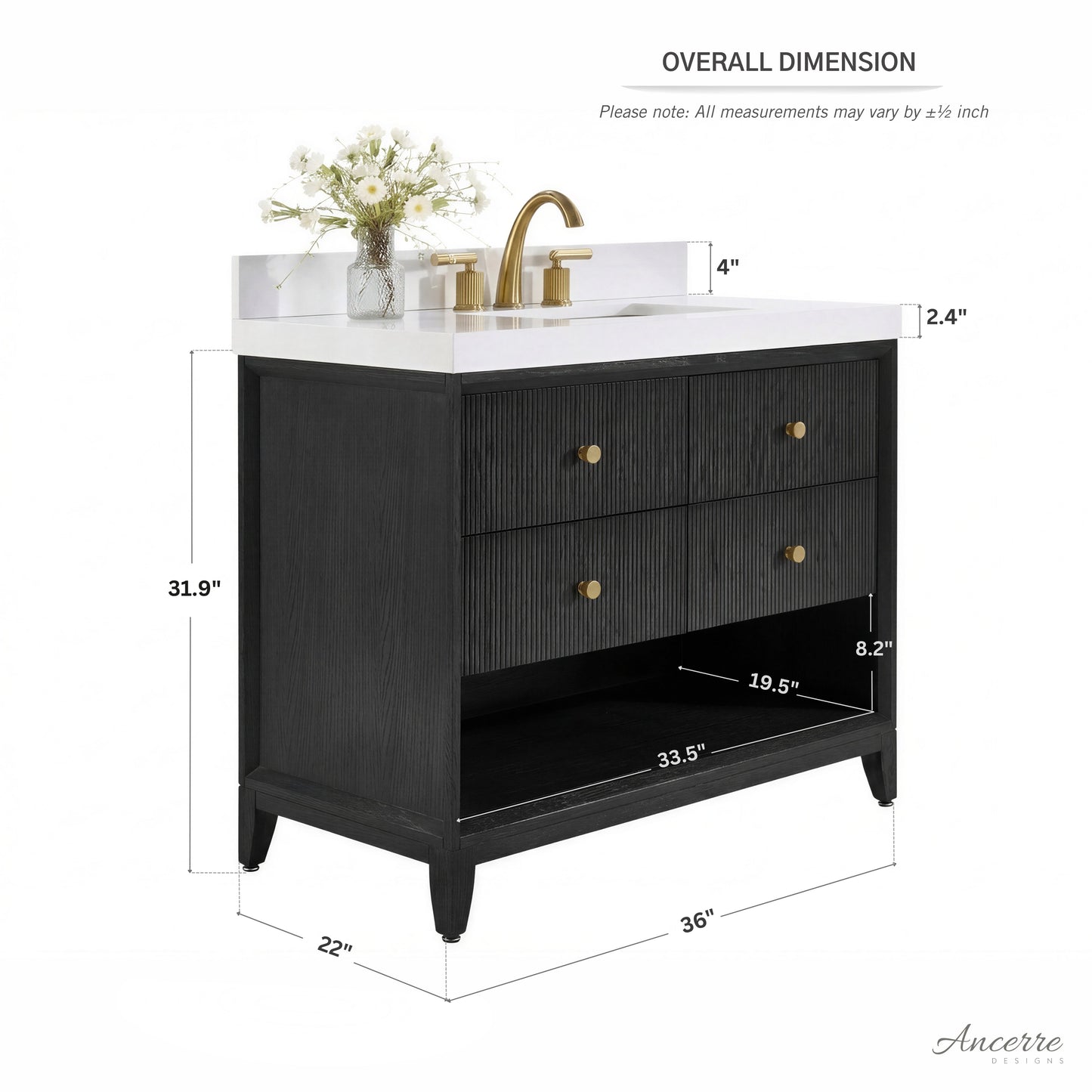 Momo 36" Bath Vanity Set