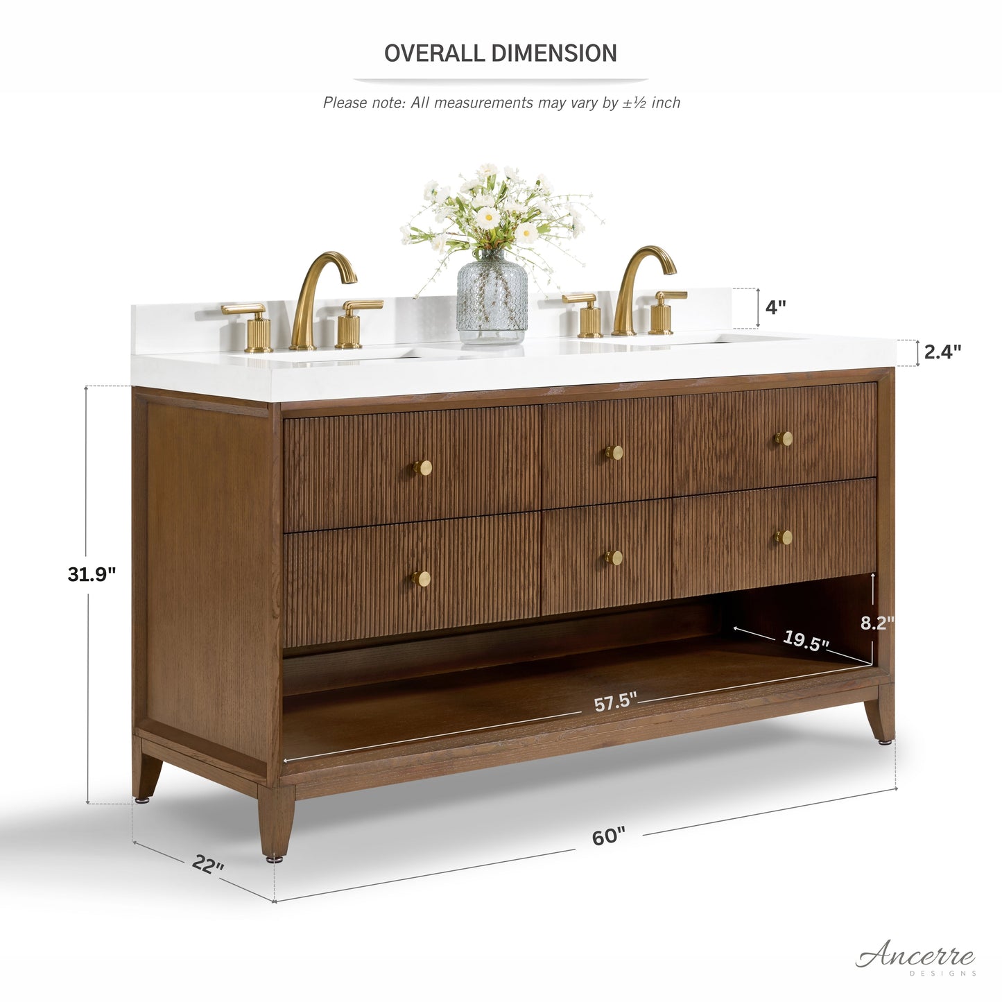 Momo 60" Bath Vanity Set