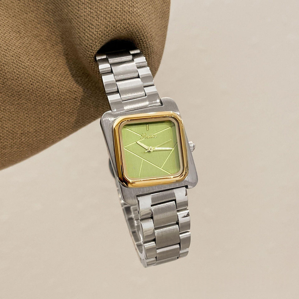 Square Steel-band Waterproof Quartz Watch
