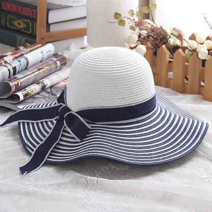 Hepburn style beach hat
