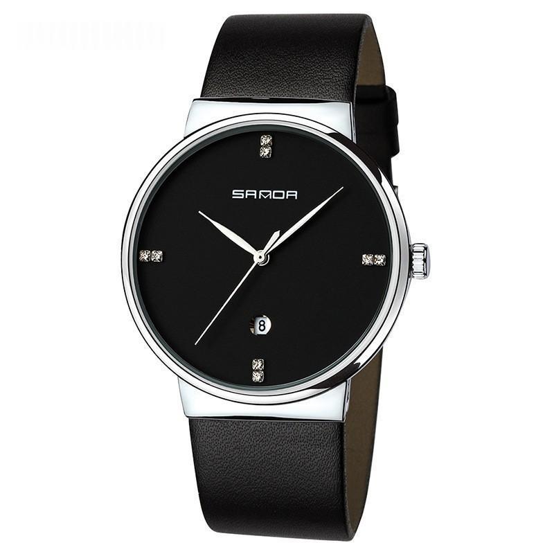 Quartz Watch, Personalized And Minimalist, Universal Wristwatch With A Calendar