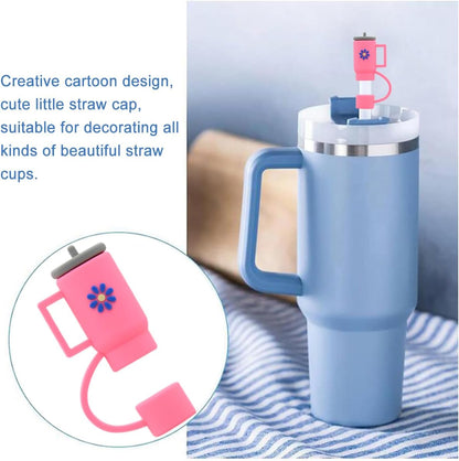 Fits 30oz 40oz Tumbler Cup Straw Topper Cover Drink Topper Drink Cup Cover for Accessories Straw Cap Reusable Straw Cover