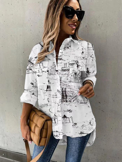 👚 Plus Size Women's Long Sleeve Two-Piece Casual Set