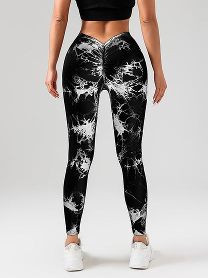 Tie-Dye Slimming Yoga Leggings – Butt Lifting Women's Yoga Pants