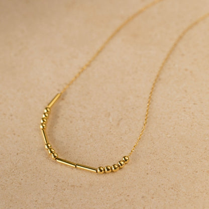 Morse Code Custom Name Necklace