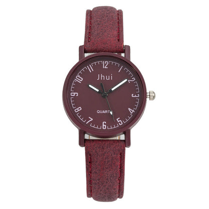 Retro Dial With Numeral Markings, Leather Strap And A Fresh Minimalist Style For Women