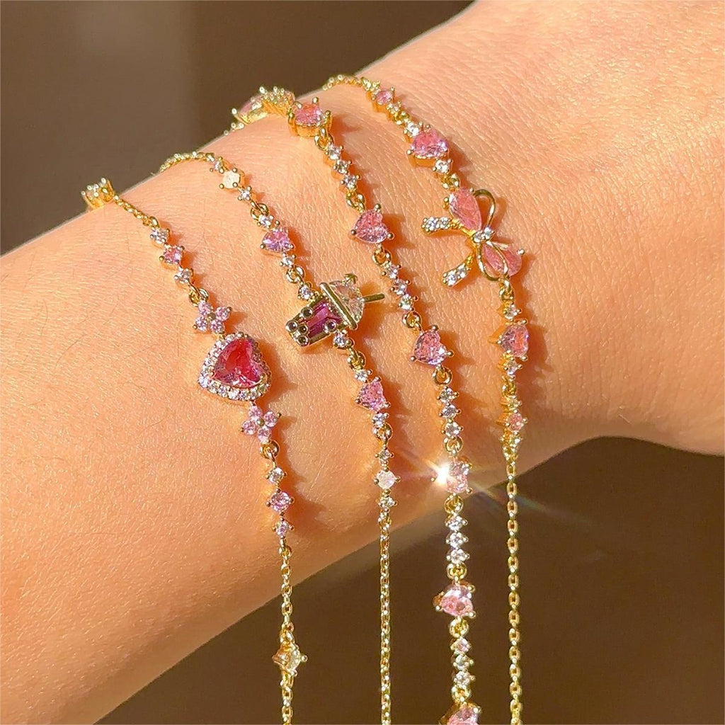 Love Zircon Butterfly Festival Bracelet