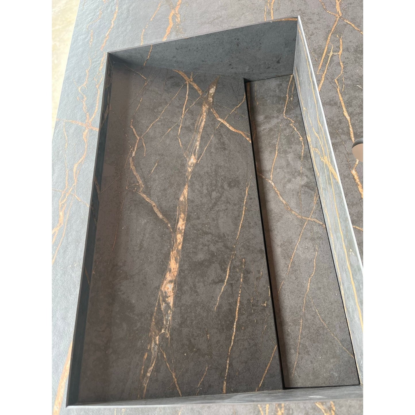 Dekton Laurent Engineered Porcelain Double Basin Sink - Handcrafted