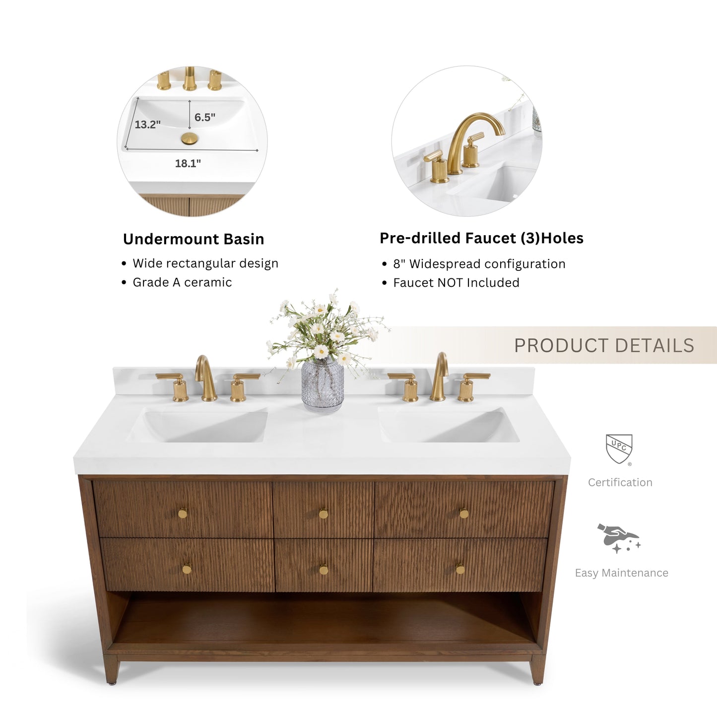 Momo 60" Bath Vanity Set