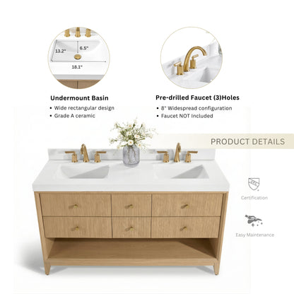 Momo 60" Bath Vanity Set