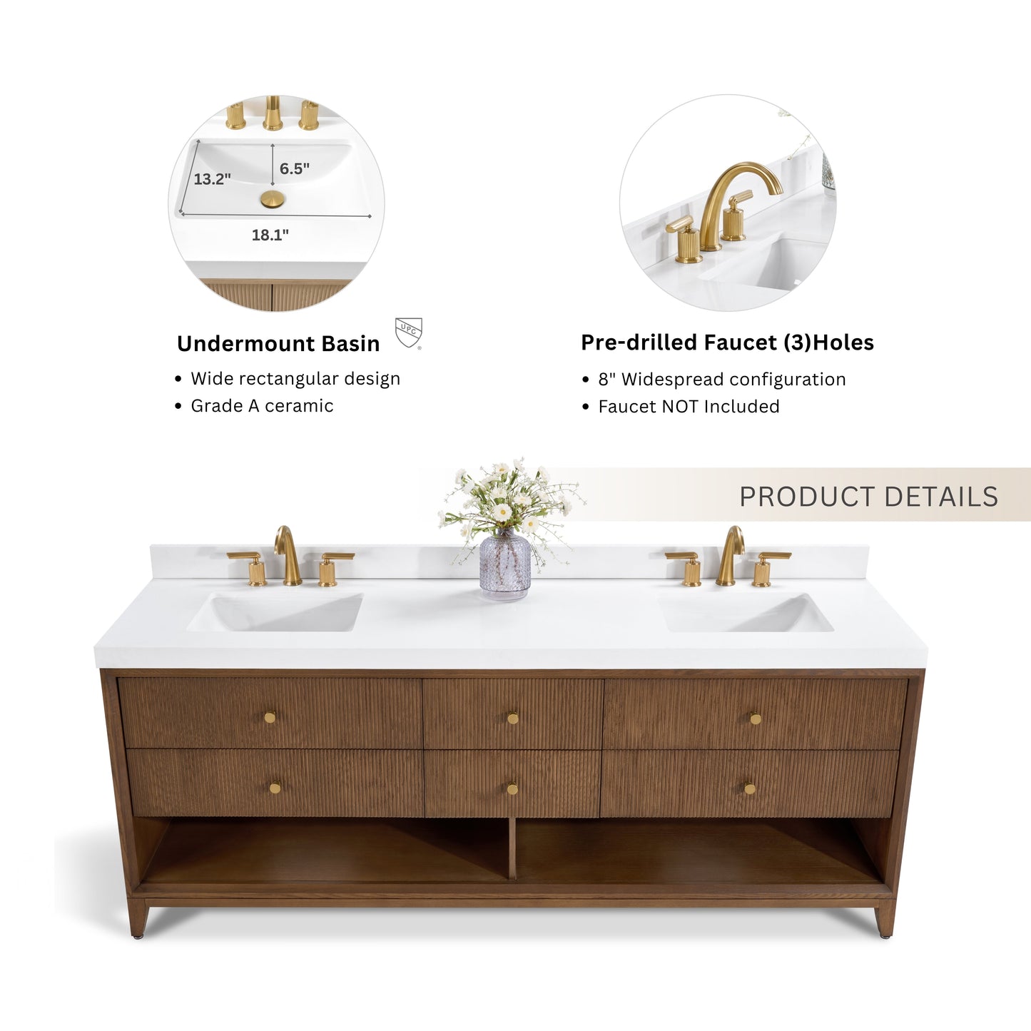 Momo 72" Bath Vanity Set