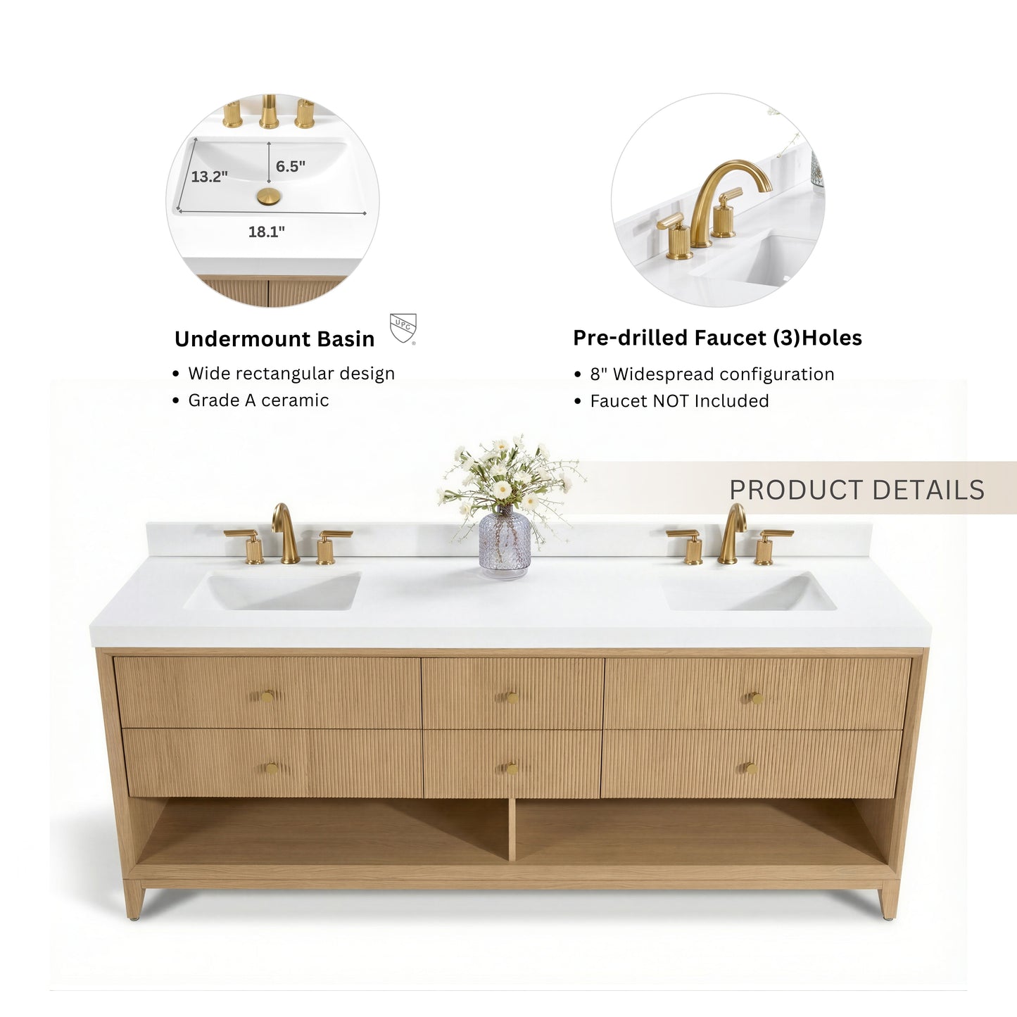 Momo 72" Bath Vanity Set