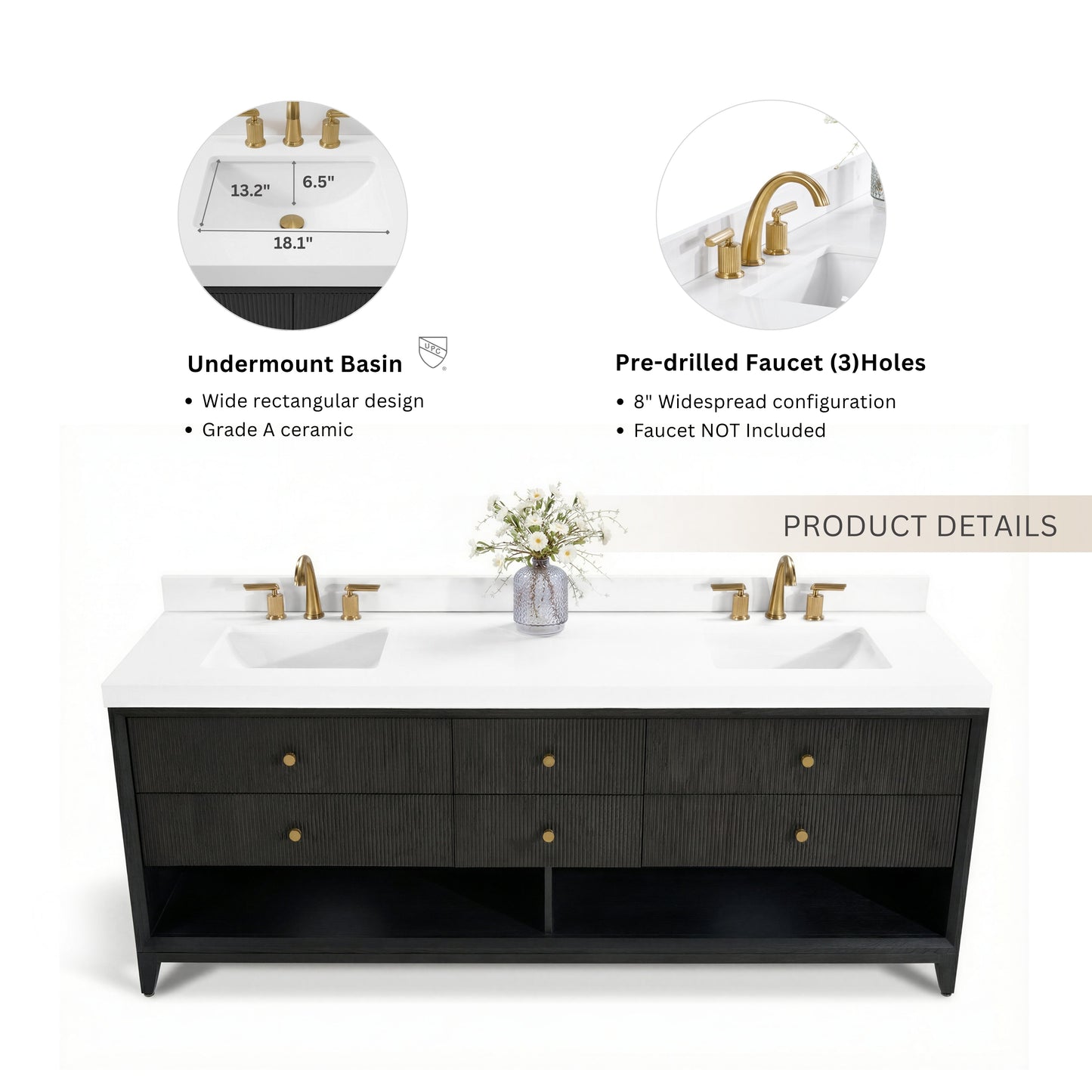Momo 84" Bath Vanity Set