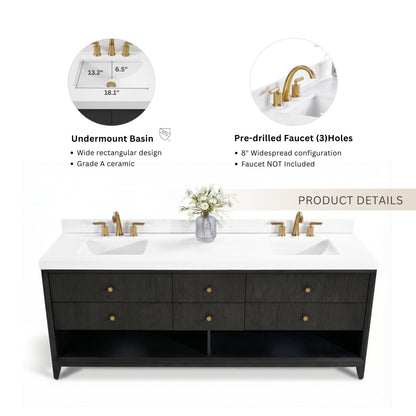 Momo 84" Bath Vanity Set