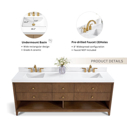 Momo 84" Bath Vanity Set