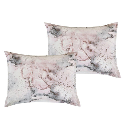 Closeout - 7 Piece Abstract Print Comforter Set with Bed Sheet Set, 22896