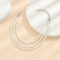 Temperament Imitation Pearl Beaded Tassel Anklet
