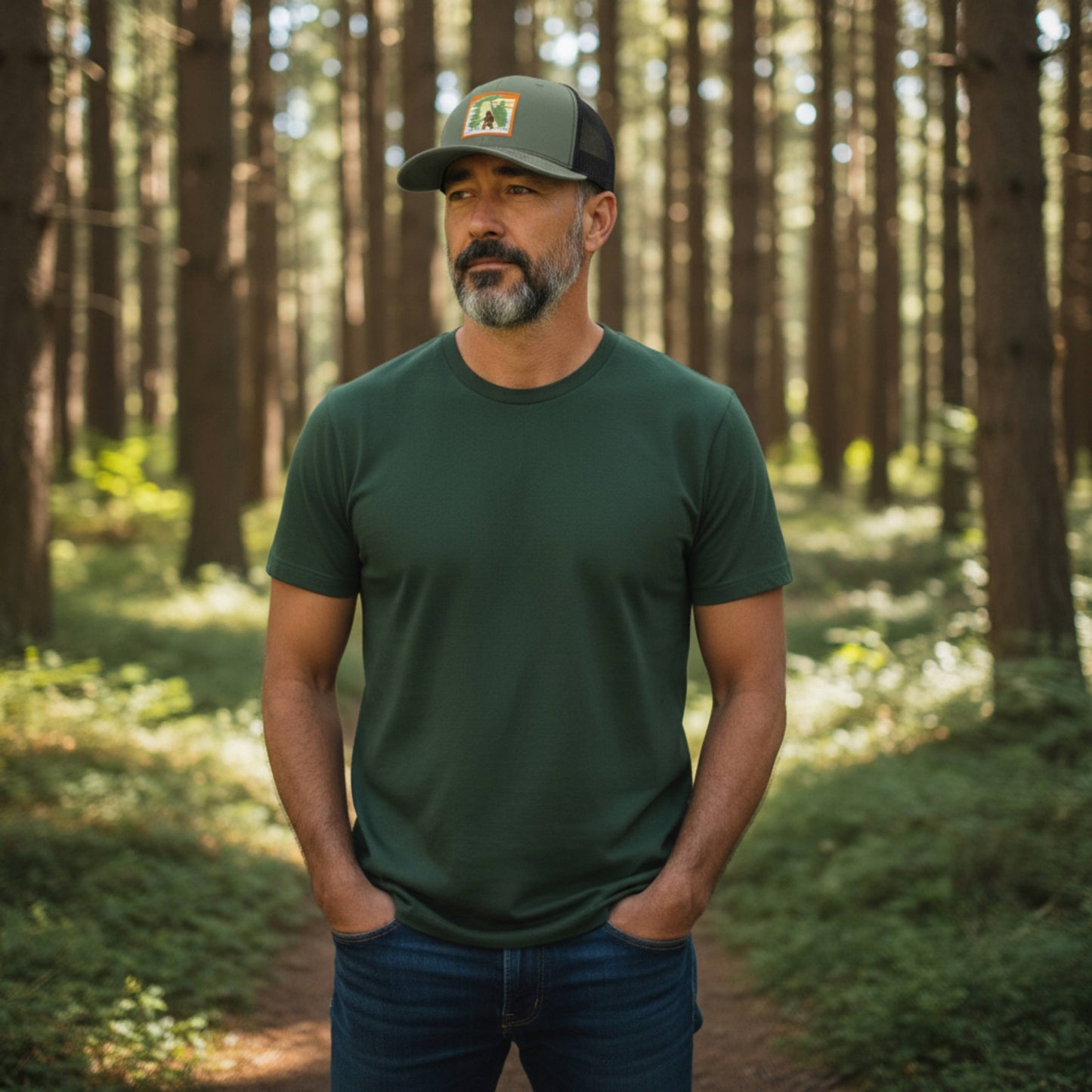 UFO Sasquatch Trucker Hat