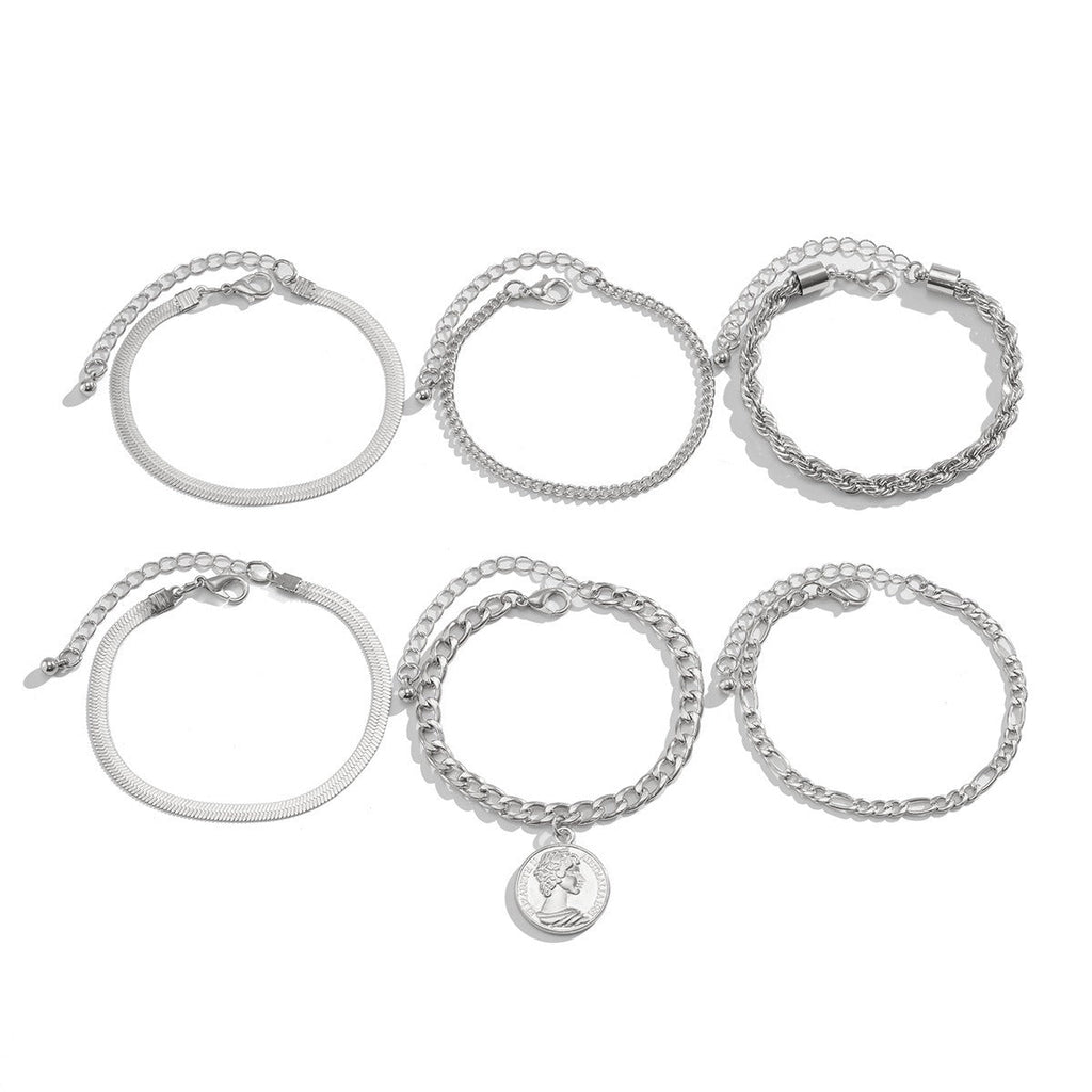 Imitation Pearl Stacking Bracelet