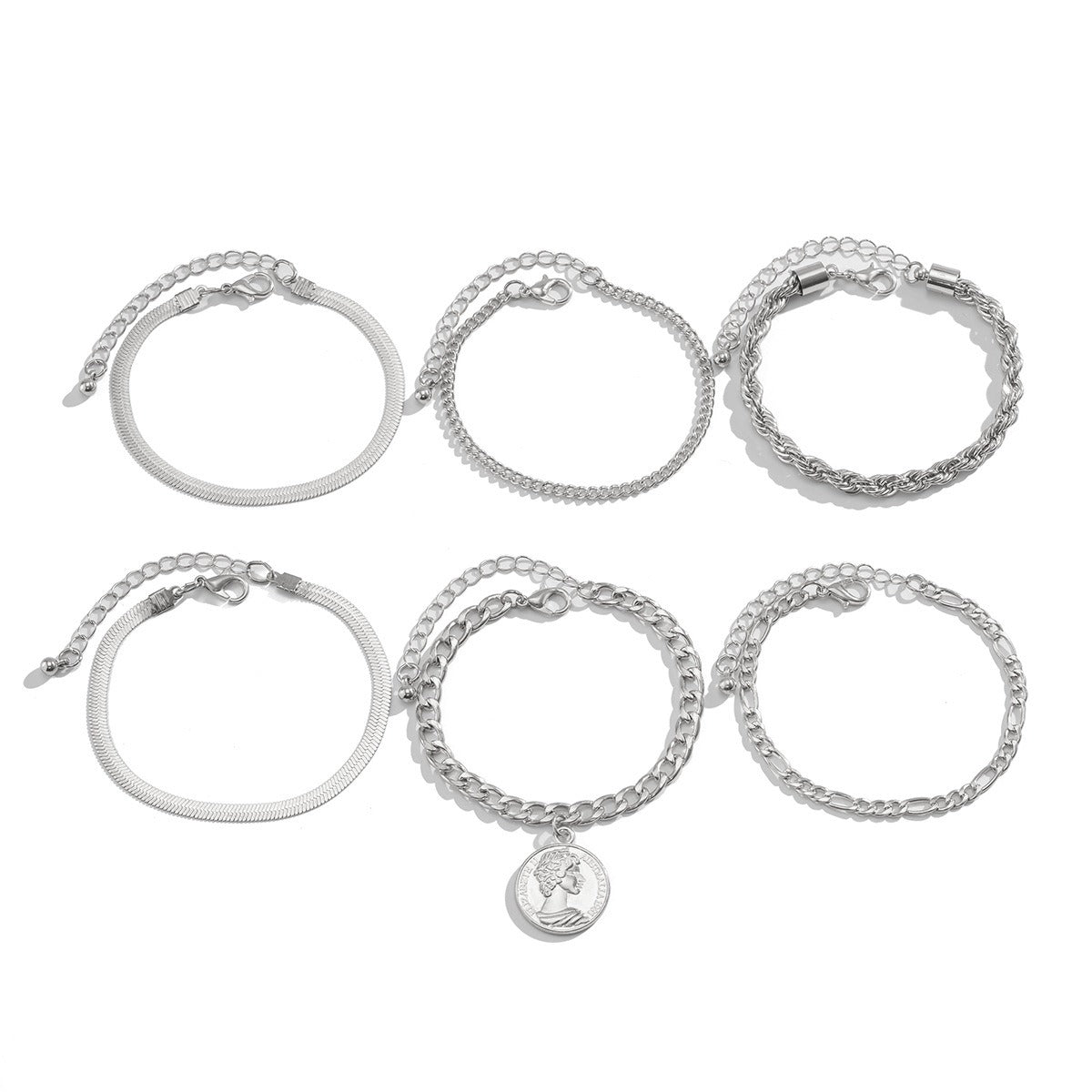 Imitation Pearl Stacking Bracelet