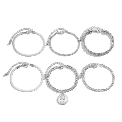 Imitation Pearl Stacking Bracelet