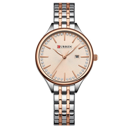 Womens Waterproof Simple Bar-Clasp Watch