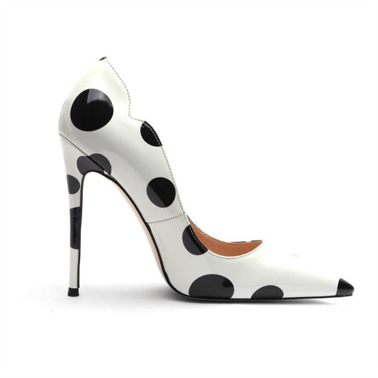 Cusp high-heeled shoes