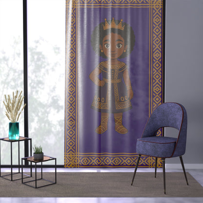 “Little Queen” Storybook Curtain