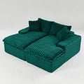 Double Chaise Lounge With Full Compressed Sponge