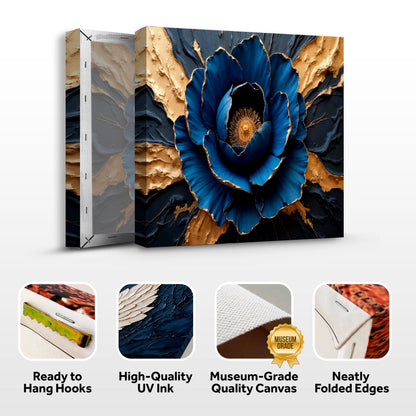 Sapphire Bloom Wall Art