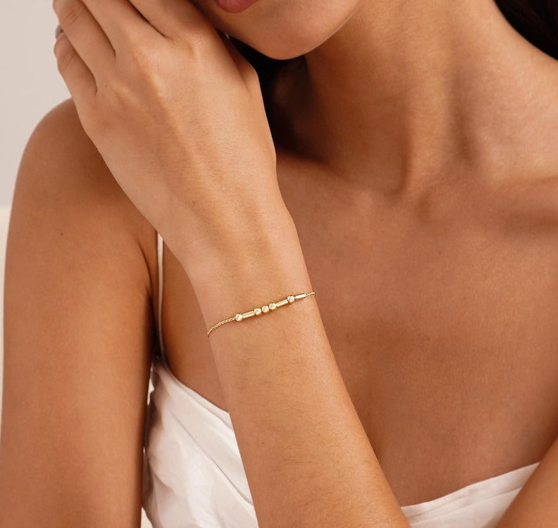 Morse Code Custom Name Bracelet