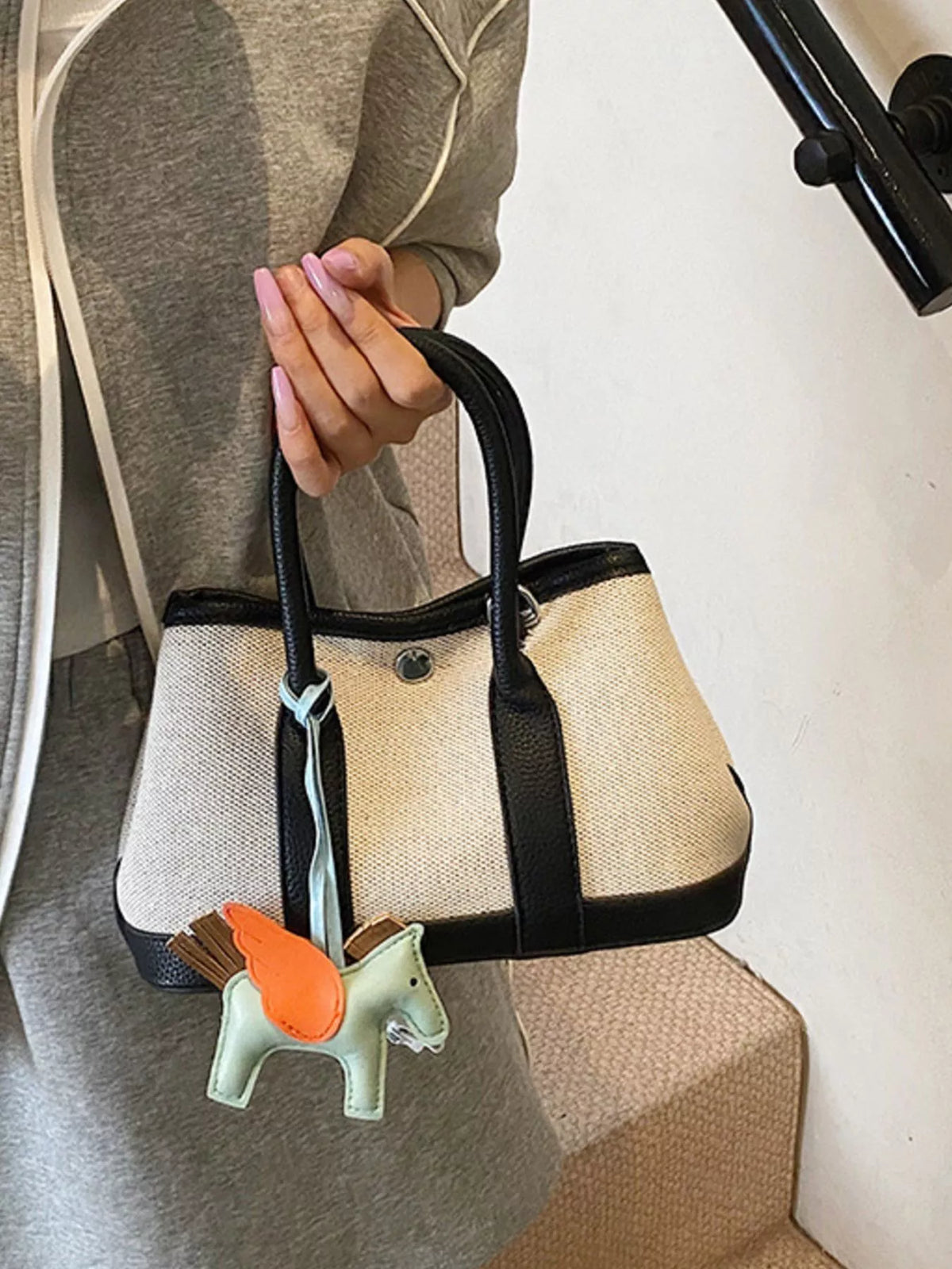 Contrast Crossbody Bag